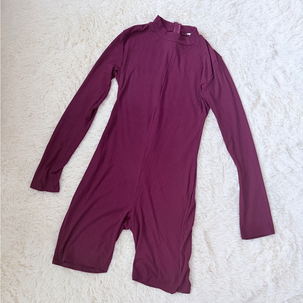 Capella Dark Red Romper Size Large